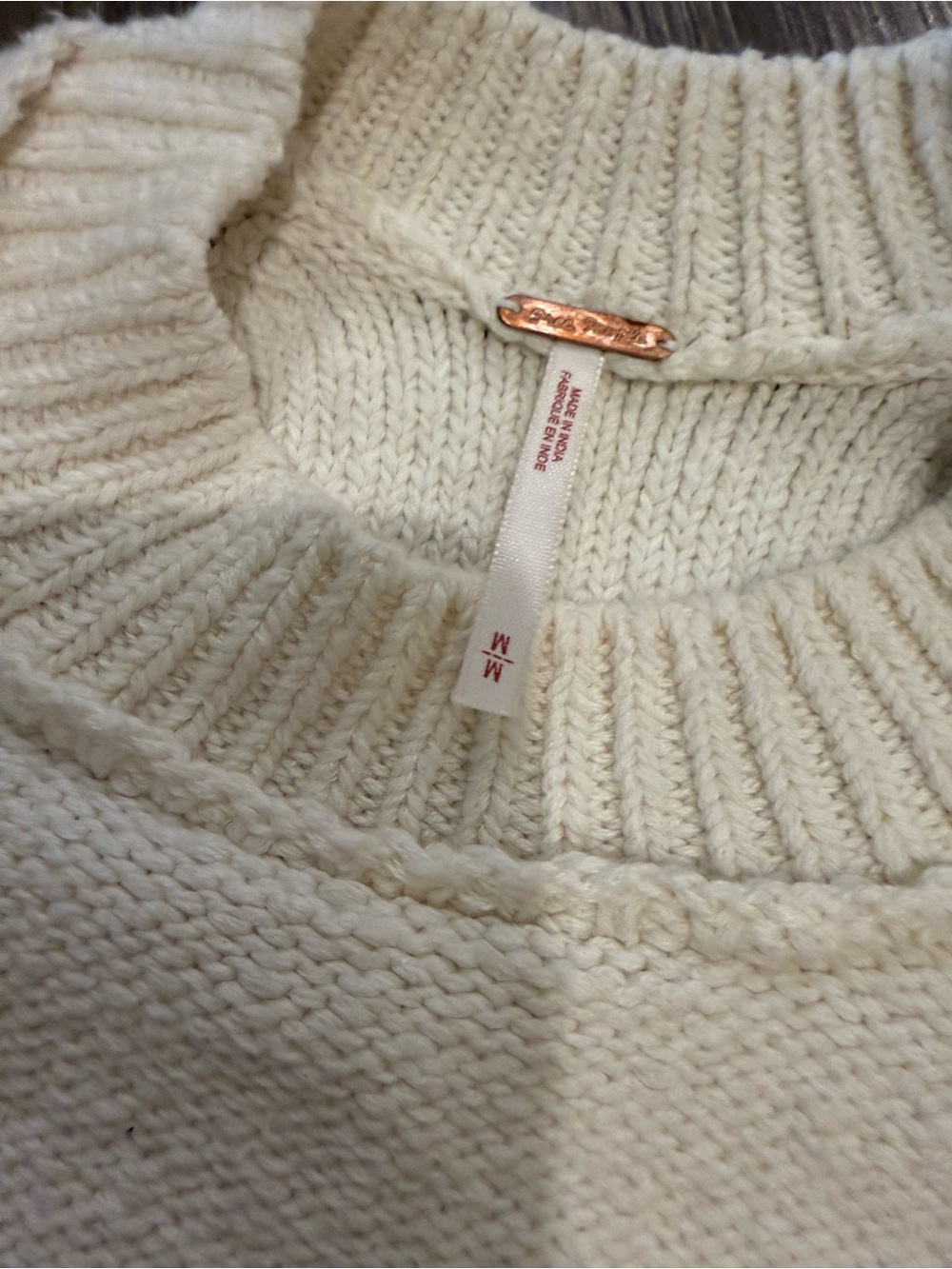 Free People Riley Sweater Size Medium - Picture 4 of 7